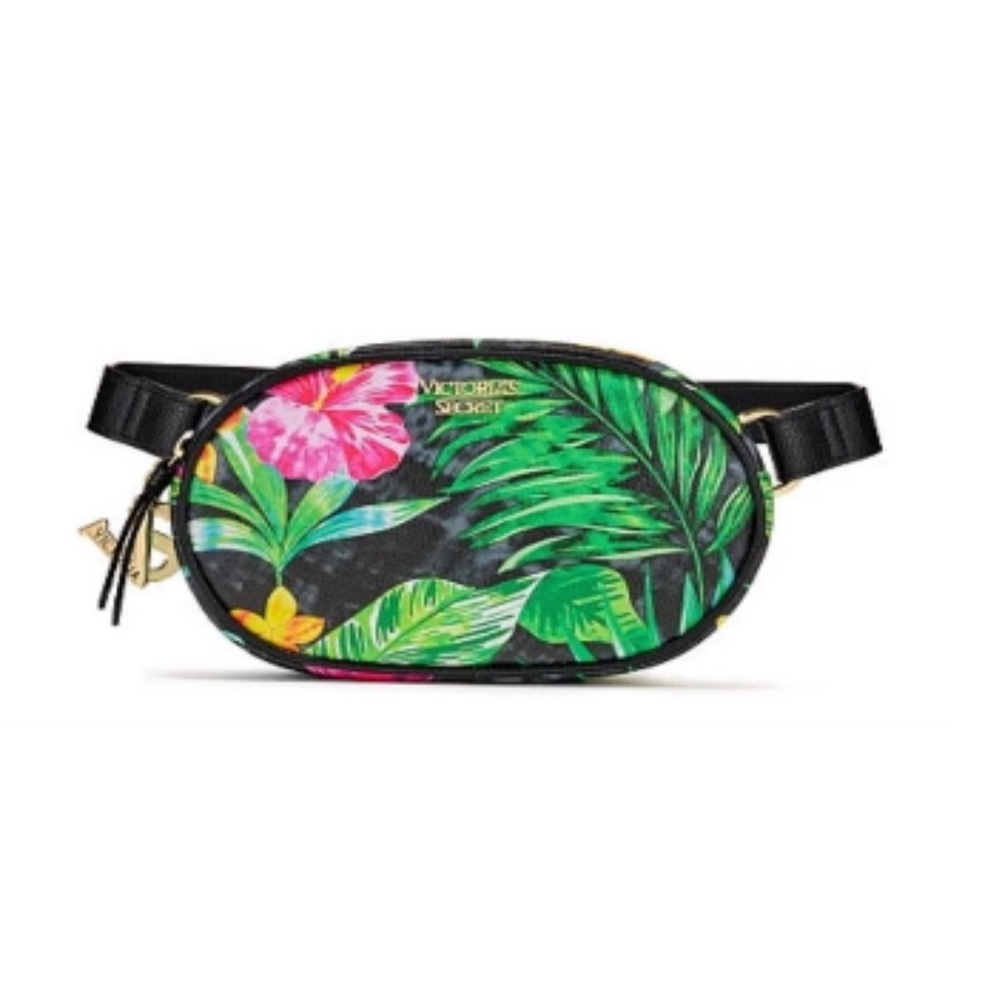 Victorias Secret Tropical Oval City Belt Bag & Clutch wallet brand new